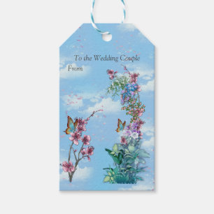 Étiquettes-cadeau Paysage tropical