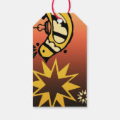 Étiquettes-cadeau Peace Holidays Stars Greetings (Dos)