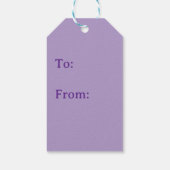 Étiquettes-cadeau Peace, Love and Peppermint (Dos)