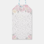 Étiquettes-cadeau Peau rose foncée hiver Princesse (Dos)