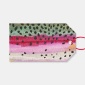 Étiquettes-cadeau Pêcheurs de truites arc-en-ciel (Devant (Horizontal))