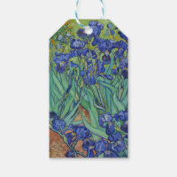Peinture à l'huile florale Les Iris bleus célèbres