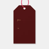 Étiquettes-cadeau Peinture Bambou Chinois Frame Cochon Année 2019 Do (Dos)