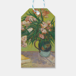 Étiquettes-cadeau Peinture de fleur d'oléandre de Vincent Van Gogh