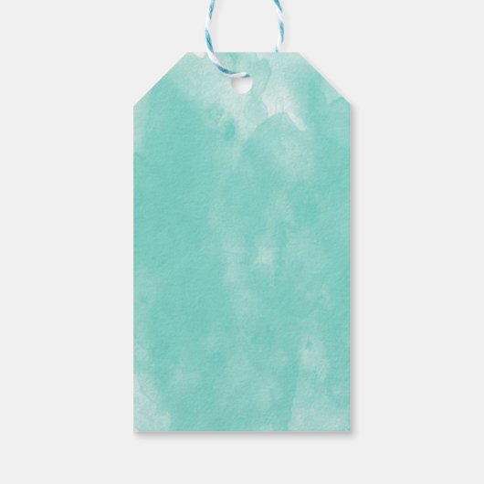 Étiquettes-cadeau Pélican et palmier Plage tropicale Noël (Dos)