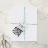 Étiquettes-cadeau Pencilart de passerelle antique Monochrome (Avec de laficelle)