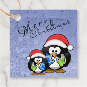 Étiquettes Cadeau Penguin  (Devant)