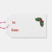 Étiquettes-cadeau Penguin de Christmas (Dos Horizontal)