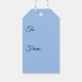 Étiquettes-cadeau Penquin neige (Dos)