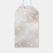 Étiquettes-cadeau Pensez à moi Blue Celebration of Life Candle Favor (Dos)