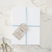 Étiquettes-cadeau Pensez-nous dans Save Date Terrazzo Tile (Avec de laficelle)