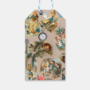Étiquettes-cadeau Pépinière Alice Colorée Classique 1800 Merveilleux