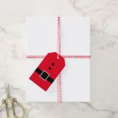 Étiquettes-cadeau Père Noël (Avec de la ficelle)