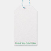 Étiquettes-cadeau Père Noël (Dos)