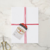 Étiquettes-cadeau Père Noël (Avec de la ficelle)