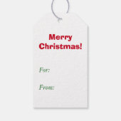 Étiquettes-cadeau Père Noël à Noël à Chimney (Dos)