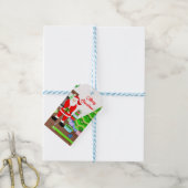 Étiquettes-cadeau Père Noël Cadeau précoce - Un Trou en Un Noël (Avec de laficelle)