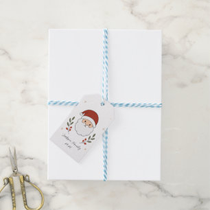 Étiquettes-cadeau Père Noël Cosy Personnalisé Noël