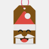 Étiquettes-cadeau Père Noël Face Christmas (Devant)