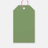 Étiquettes-cadeau Père Noël Golfing Christmas Fun (Dos)