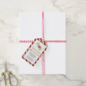 Étiquettes-cadeau Père Noël Magical Key Noël Tradition (Avec de la ficelle)