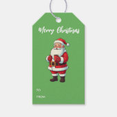 Étiquettes-cadeau Père Noël Personnalisé Boire Chocolat Chaud (Devant)