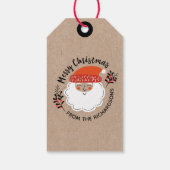 Étiquettes-cadeau Père Noël personnalisé Noël (Dos)