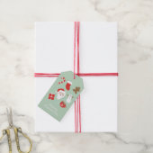 Étiquettes-cadeau Période de Noël (Avec de la ficelle)