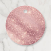 Étiquettes Cadeau Perles et poursuites Fête des mariées élégante (Dos)