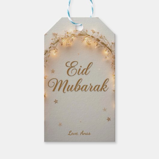Étiquettes-cadeau Personalized Eid Mubarak  (Devant)