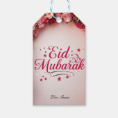 Étiquettes-cadeau Personalized Eid Mubarak  (Devant)