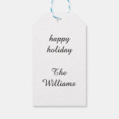 Étiquettes-cadeau Personalized gift tag (Dos)