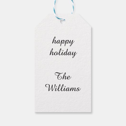 Étiquettes-cadeau Personalized gift tag (Dos)