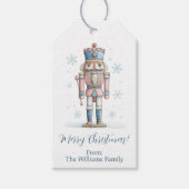 Étiquettes-cadeau Personalized Name Nutcracker Christmas (Devant)