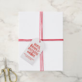 Étiquettes-cadeau Personalized Red Valentine Wishes (Avec de la ficelle)