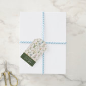 Étiquettes-cadeau Personalized Rustic Wildflower Meadow "Handpicked" (Avec de laficelle)