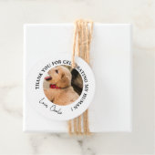Étiquettes Cadeau Personnalisé Chien Mariage Favoriser Chien d'honne (En situation)