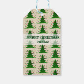 Étiquettes Cadeau personnalisé de l'arbre de Noël (Dos)