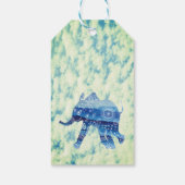 Étiquettes Cadeau Personnalisé Elephant (Dos)