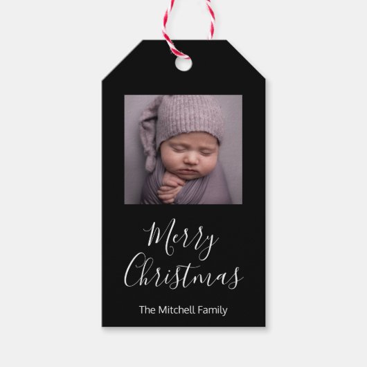 Étiquettes-cadeau Personnalisé "Notre Présent Est Venu Tôt" (Devant)