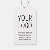 Étiquettes-cadeau Personnalisé Votre Commande Fabriquée Mon Jour (Dos)