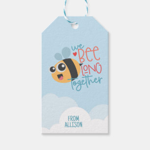 Étiquettes-cadeau Personnalisée Bee Valentine