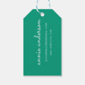 Étiquettes-cadeau personnalisées (Dos)