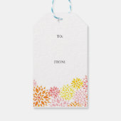 Étiquettes-cadeau personnalisées (Dos)