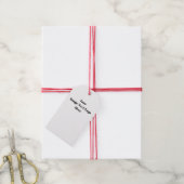 Étiquettes-cadeau Personnalisez ou Customisez les Modèles vierges (Avec de la ficelle)