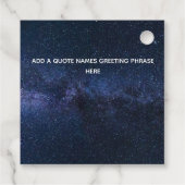 Étiquettes Cadeau Personnalité d'Owls (Dos)