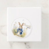 Étiquettes Cadeau Peter Le Rabbit Aquarelle Anniversaire (En situation)