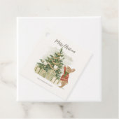 Étiquettes Cadeau Peter Rabbit arbre de Noël (En situation)