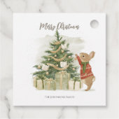 Étiquettes Cadeau Peter Rabbit arbre de Noël (Dos)