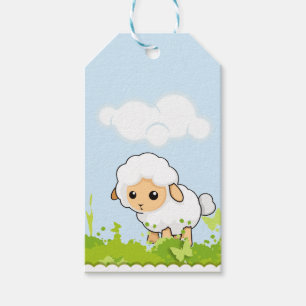 Étiquettes-cadeau Petit Agneau Cutest